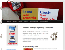 Tablet Screenshot of eshop.dobryden.cz.web.webcloud.cz